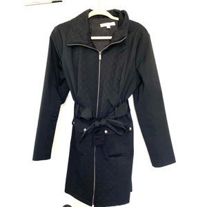 Black Water Resistant, mid length, jacket